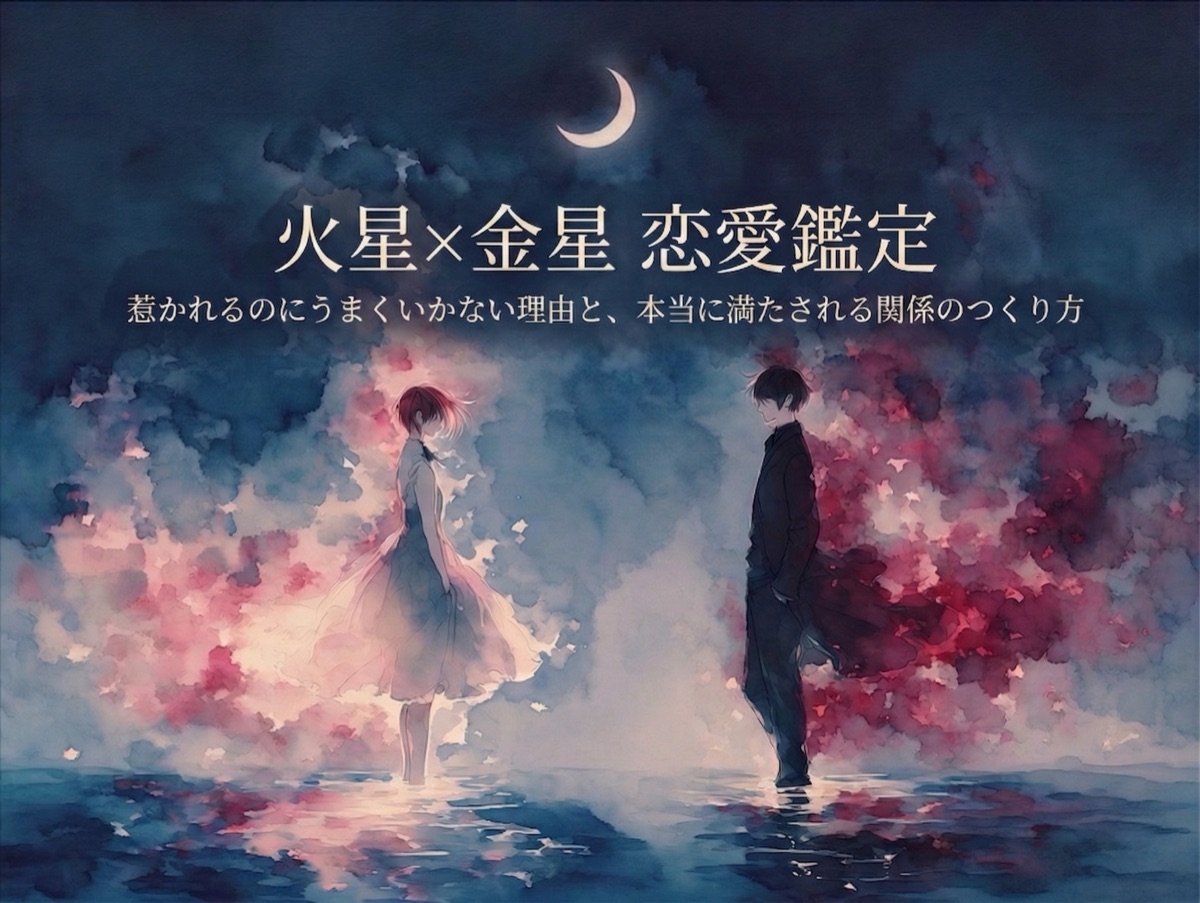 火星x金星 恋愛鑑定 -- 惹かれるのにうまくいかない理由と、本当に満たされる関係のつくり方